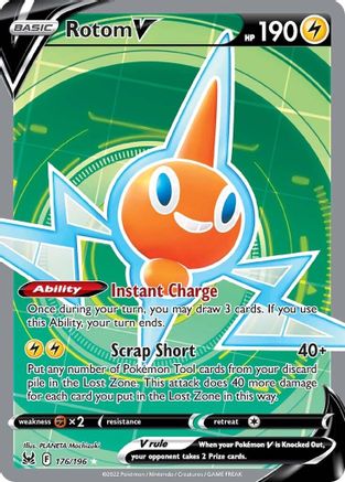 Rotom V (Full Art) - 176/196 - Ultra Rare - Holofoil
