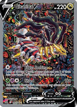 Giratina V (Alternate Full Art) - 186/196 - Ultra Rare - Holofoil