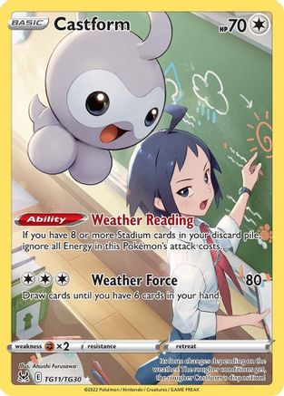 Castform - TG11/TG30 - Ultra Rare - Holofoil