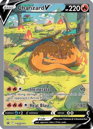Charizard V - SWSH260  - Promo - Holofoil