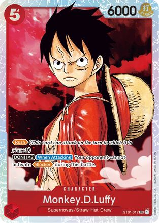 Monkey.D.Luffy (012) (ST01-012) - Super Rare