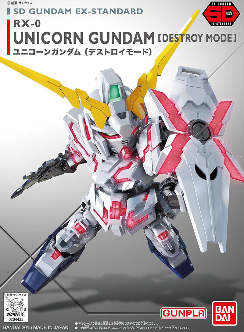 SD Ex-Standard Unicorn Gundam (Destroy Mode)