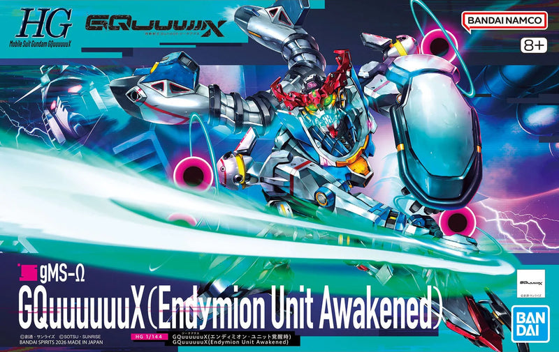 High Grade (HG) Mobile Suit Gundam GQuuuuuuX 1/144 gMS-Ω GQuuuuuuX (Endymion Unit Awakened)