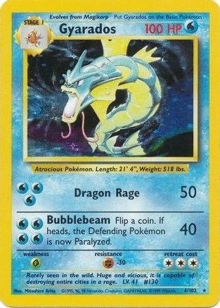 Gyarados - 006/102 - Holo Rare - Holofoil