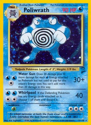 Poliwrath - 015/130 - Holo Rare - Holofoil