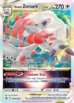 Hisuian Zoroark VSTAR - SWSH298  - Promo - Holofoil