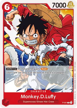 Monkey.D.Luffy (Super Pre-Release) [Participant] (P-001)  -  Promo