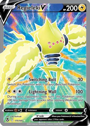 Regieleki V (Full Art) - 175/195 - Ultra Rare - Holofoil