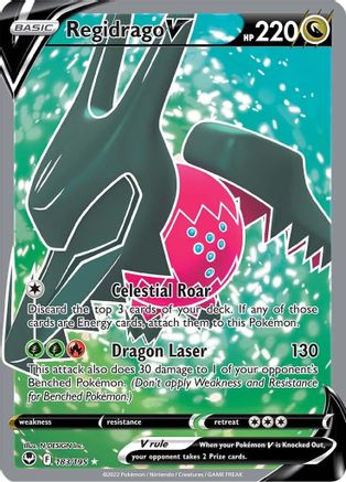 Regidrago V (Full Art) - 183/195 - Ultra Rare - Holofoil