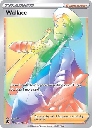 Wallace (Secret) - 208/195 - Secret Rare - Holofoil