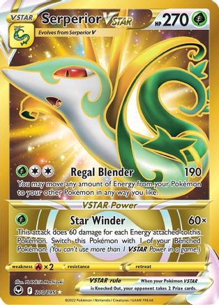 Serperior VSTAR (Secret) (210)  - Secret Rare - Holofoil