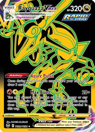 Rayquaza VMAX (Secret) - TG29/TG30 - Secret Rare - Holofoil