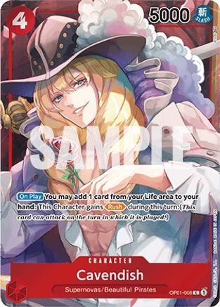 Cavendish (Top de booster) (OP01-008) - Commune
