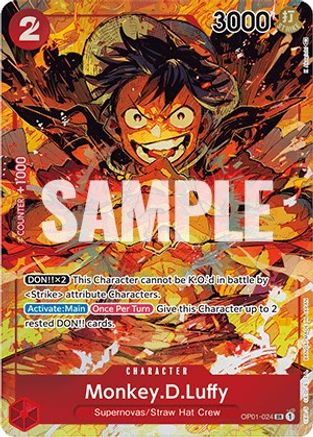 Monkey.D.Luffy (024) (Parallel) (OP01-024) - Super Rare