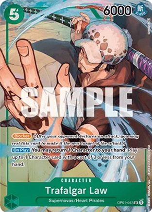 Trafalgar Law (047) (Parallèle) (OP01-047) - Super Rare