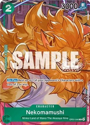 Nekomamushi (Box Topper) (OP01-048) - Commune