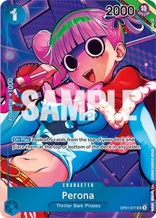 Perona (Box Topper) (OP01-077) - Peu commune