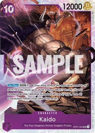 Kaido (094) (OP01-094) - Super Rare