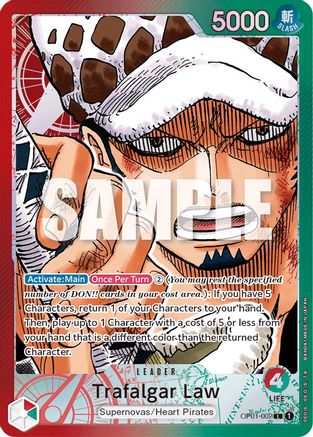 Trafalgar Law (002) (Parallèle) (OP01-002) - Leader