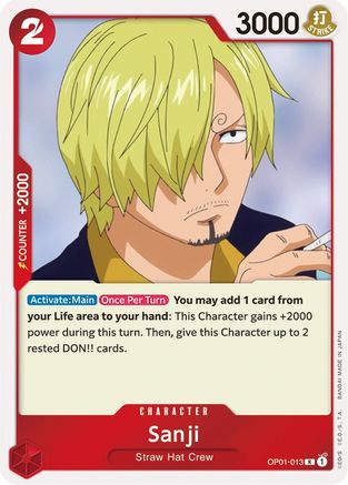 Sanji (OP01-013) Demo Deck - Rare