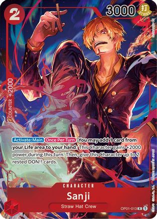 Sanji (Parallèle) (OP01-013) - Rare
