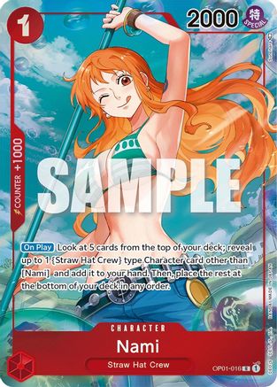 Nami (Parallel) (OP01-016) - Rare