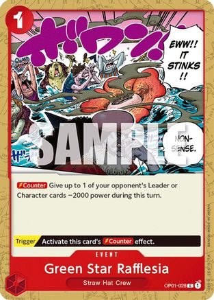 Green Star Rafflesia (OP01-028) - Common