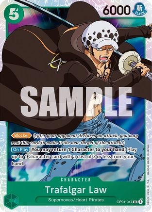 Trafalgar Law (047) (OP01-047) - Super Rare