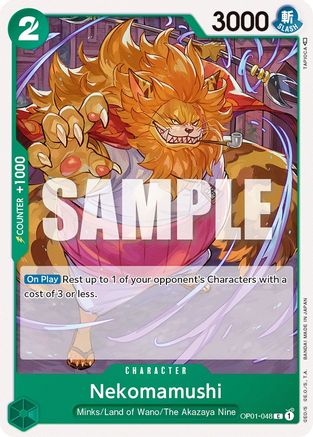 Nekomamushi (OP01-048) - Common