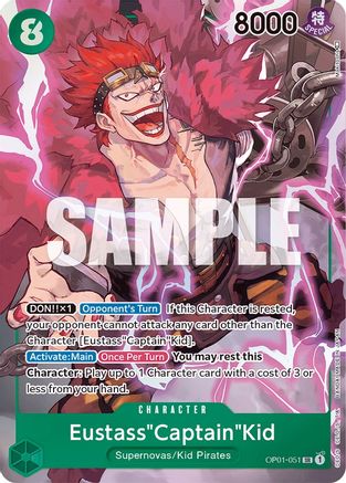 Eustass « Capitaine » Kid (Parallèle) (OP01-051) - Super Rare