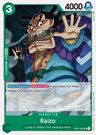 Raizo (OP01-052) - Peu commune