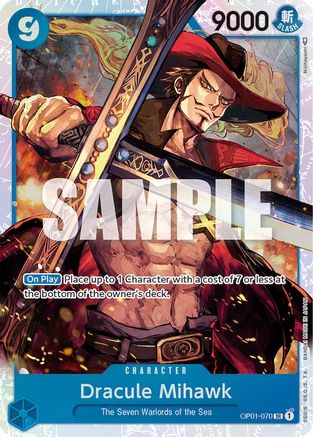 Dracule Mihawk (OP01-070) - Super Rare