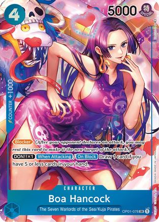 Boa Hancock (Parallèle) (OP01-078) - Super Rare