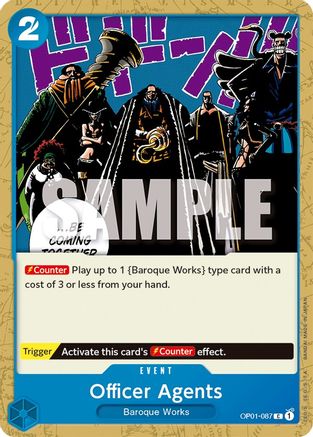 Officer Agents (OP01-087) - Common