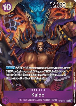 Kaido (094) (Parallèle) (OP01-094) - Super Rare