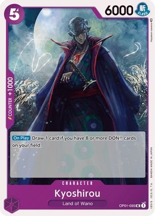 Kyoshirou (OP01-095) - Uncommon