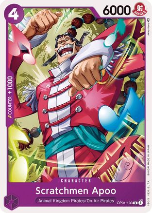 Scratchmen Apoo (OP01-103) - Courante