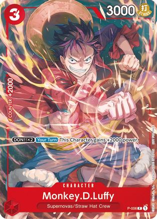 Monkey.D.Luffy - P-006 (Tournament Pack Vol. 1) (P-006) - Promo