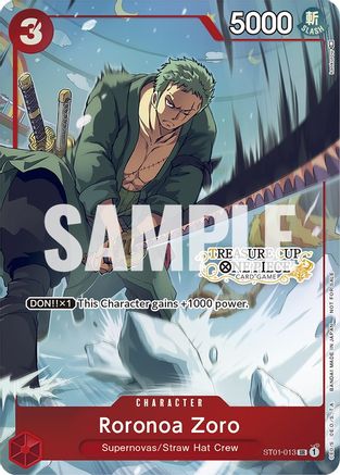 Roronoa Zoro - ST01-013 (Treasure Cup) (ST01-013)  -  Promo