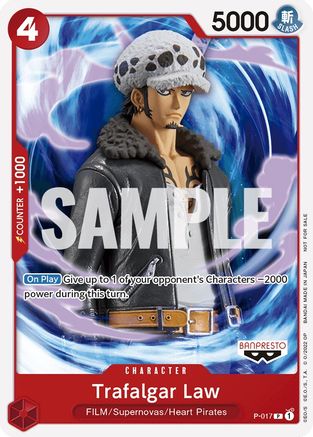 Trafalgar Law (One Piece Film Red) (P-017)  -  Promo