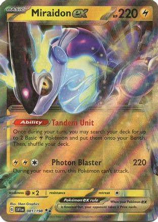 Miraidon ex - 081/198  - Double Rare - Holofoil