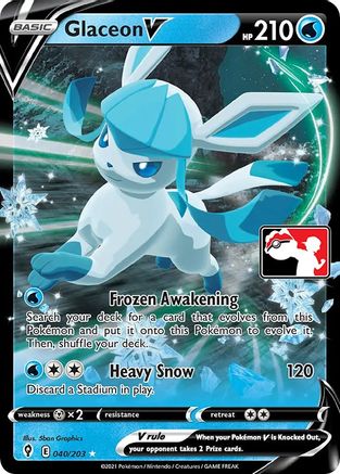 Glaceon V - 040 - Ultra Rare - Holofoil