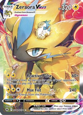 Zeraora VMAX - GG42/GG70 - Ultra Rare - Holofoil