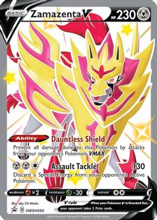 Zamazenta V (Shiny) - SWSH293  - Promo - Holofoil