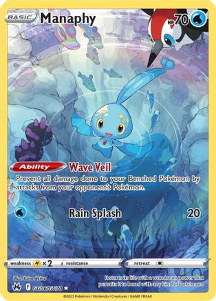 Manaphy - GG06/GG70 - Ultra Rare - Holofoil