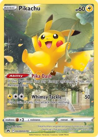 Pikachu - GG30/GG70 - Ultra Rare - Holofoil