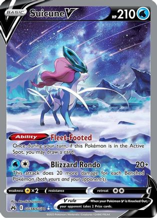 Suicune V - GG38/GG70 - Ultra Rare - Holofoil