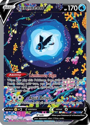 Lumineon V - GG39/70 - Ultra Rare - Holofoil