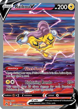 Raikou V - GG41/GG70 - Ultra Rare - Holofoil