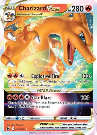 Charizard VSTAR - 019/159 - Ultra Rare - Holofoil